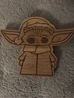 Star Wars Grogu The Child Christmas Cutting board